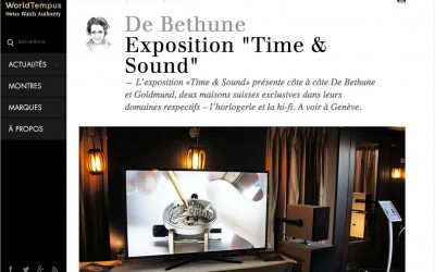 De Bethune  Exposition « Time & Sound »